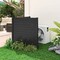 Costway 2 PCS 48" L x 46" H Air Conditioner Fence Outdoor Privacy Fence Screen Brown/White/Black